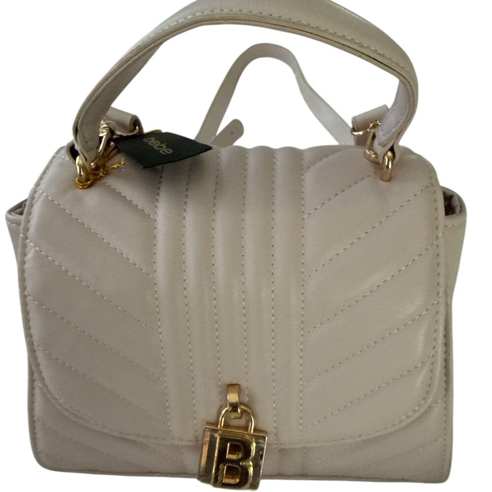 BEBE - Light Pink Crossbody/Satchel - NWT - Snap Closure